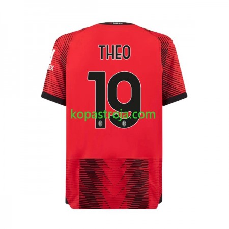 Billiga Fotbollströjor AC Milan Theo Hernandez 19 Hemma tröja 2023/24 Kortärmad